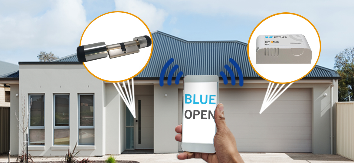 JCM TECH - Abrir puerta garaje con m&oacute;vil grande